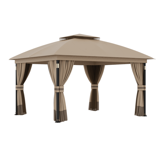 11'x13' Soft Top Gazebo with Bluetooth Speaker