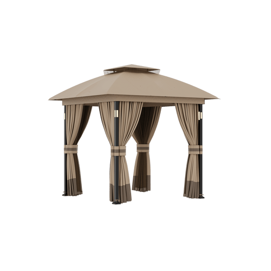 8'x8' Soft Top Gazebo with Bluetooth Speaker