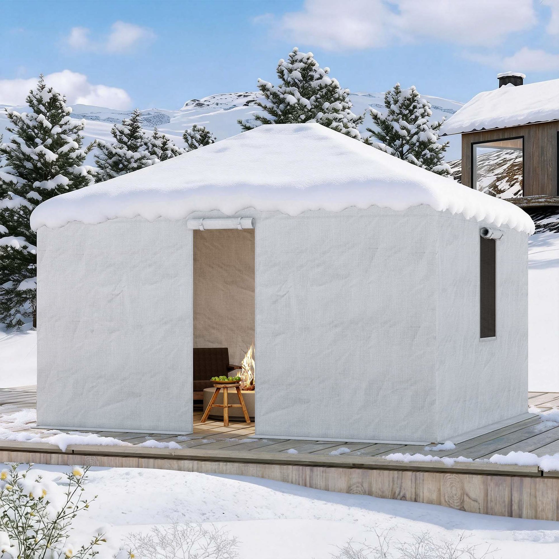 10'x12' Winter Cover for Hardtop Gazebo
