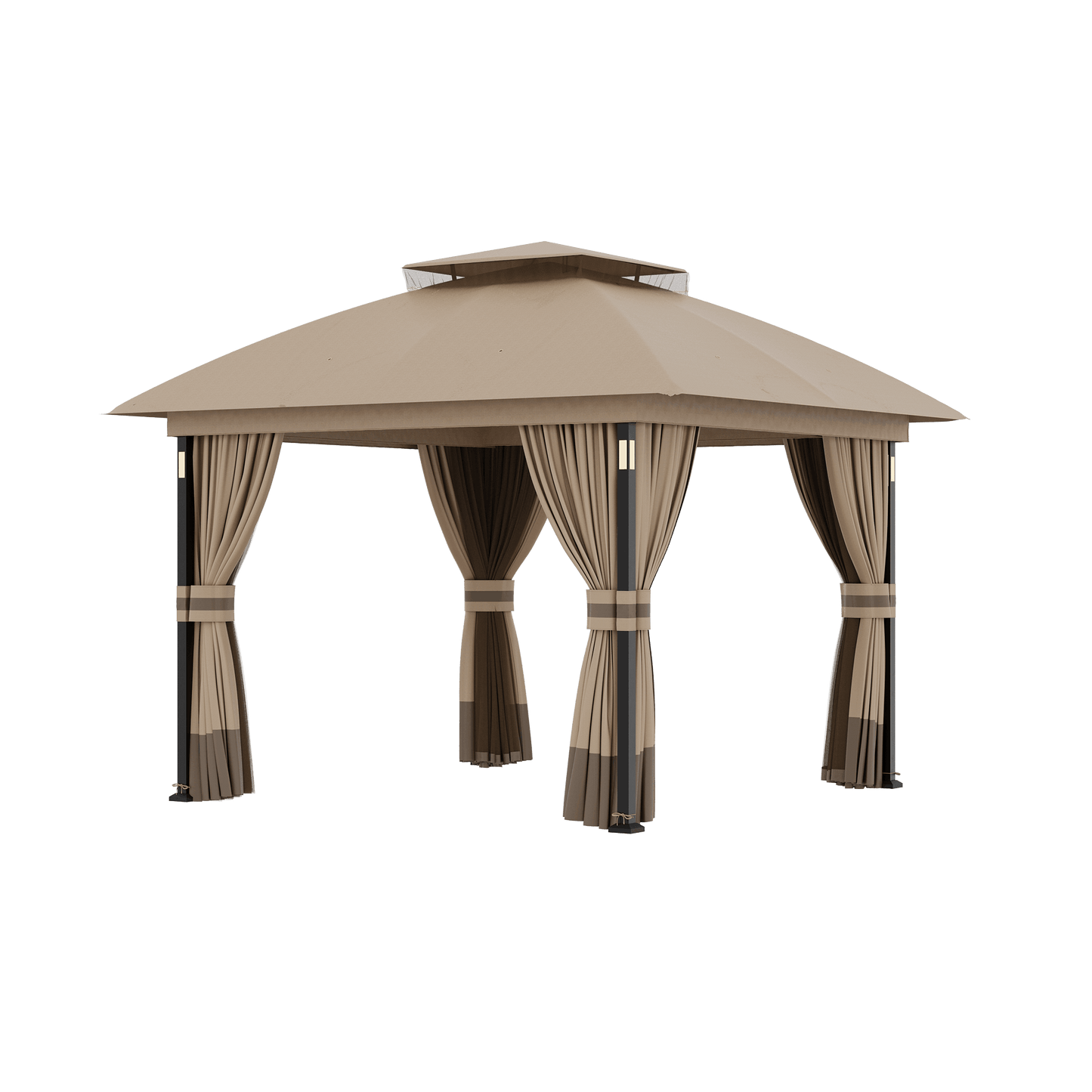 10'x10' Soft Top Gazebo with Bluetooth Speaker