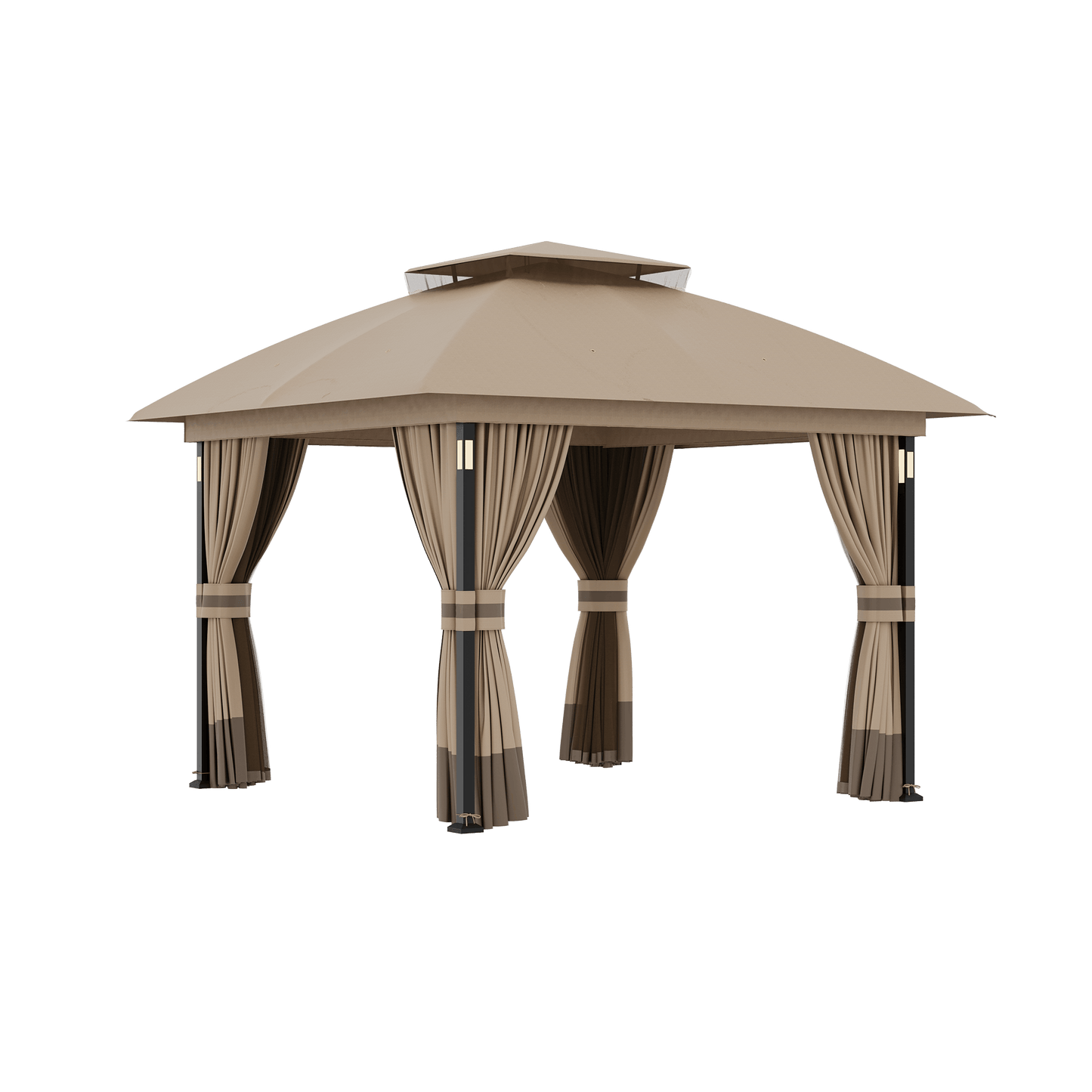 10'x10' Soft Top Gazebo with Bluetooth Speaker