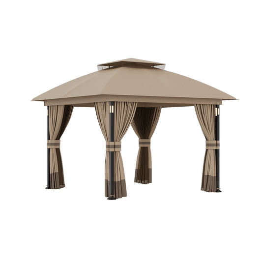 10'x10' Soft Top Gazebo with Bluetooth Speaker