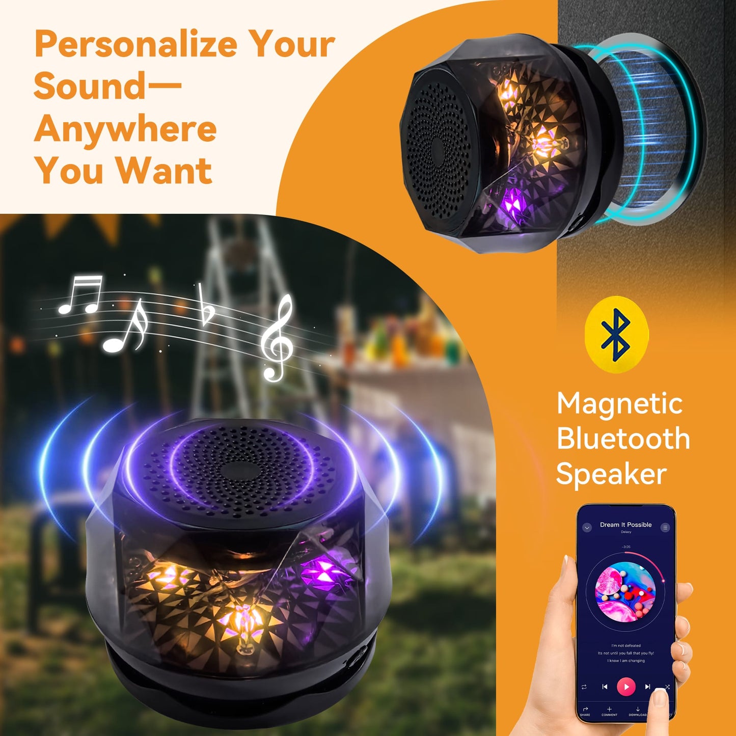 10'x12' Soft Top Gazebo with Bluetooth Speaker