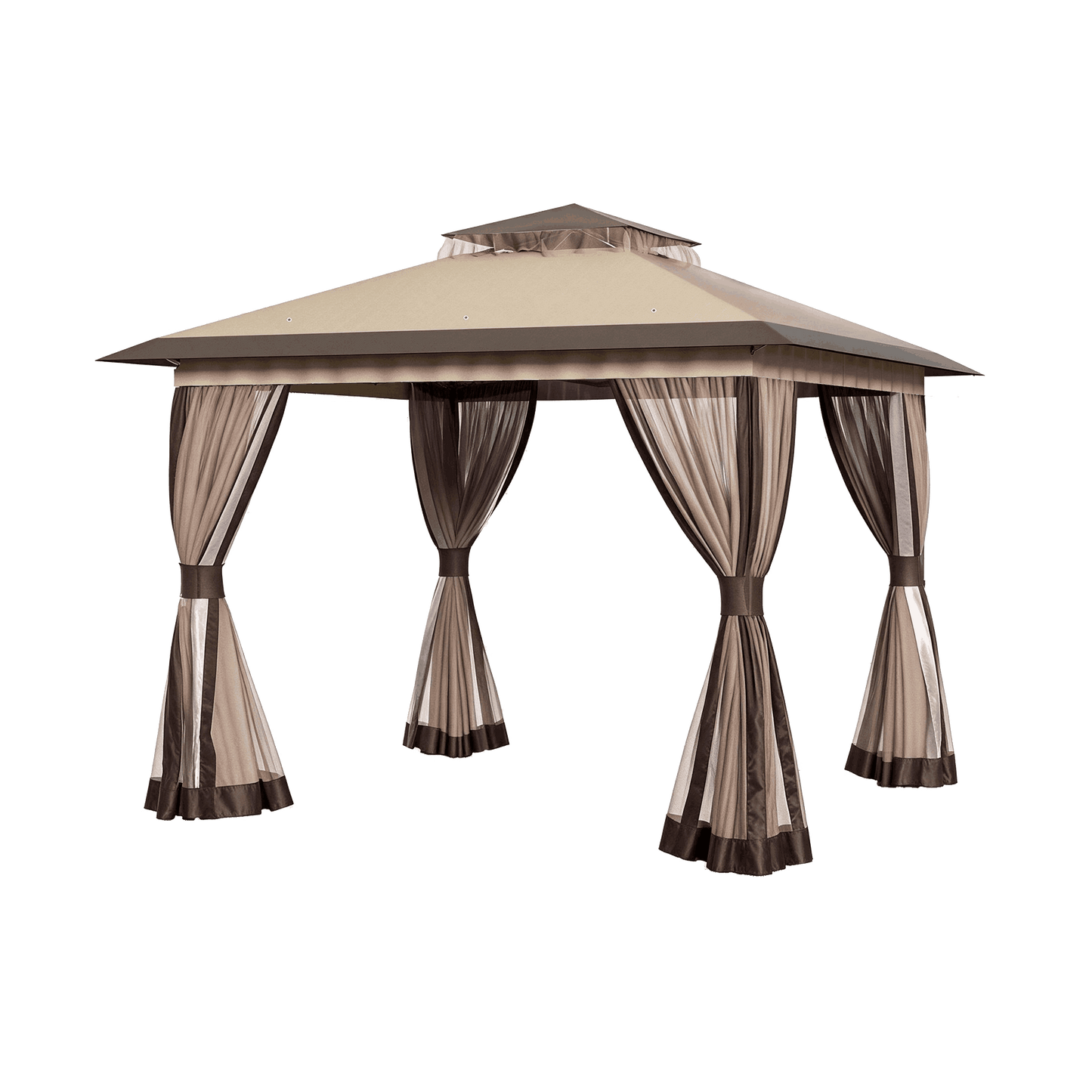 11'x11' Pop-up Gazebo with Mesh Netting