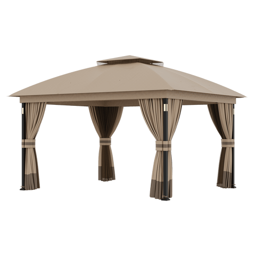 11'x13' Soft Top Gazebo with Bluetooth Speaker