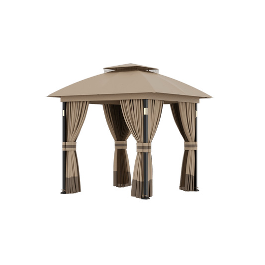 8'x8' Soft Top Gazebo with Bluetooth Speaker